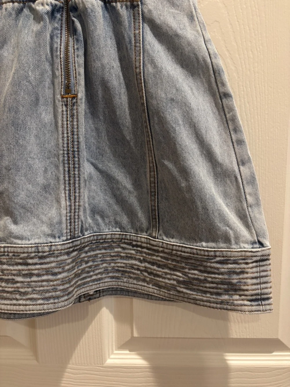 Aje Coast Denim Mini Dress - Picture 12 of 14